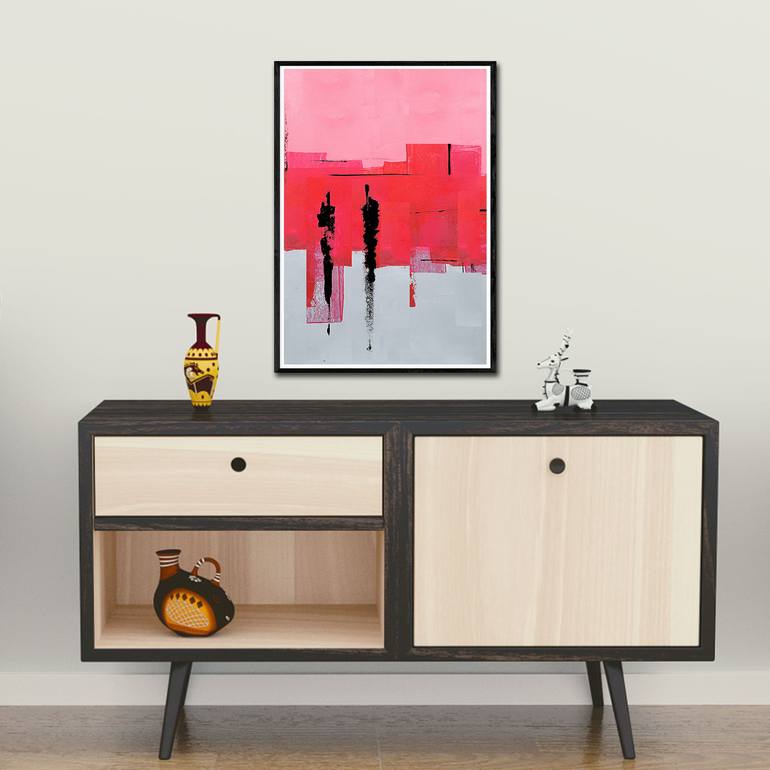 Original Abstract Expressionism Abstract Painting by Alex Sanvik