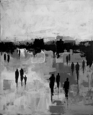 Original Abstract People Paintings by Alex SanVik