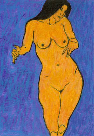 Print of Figurative Nude Paintings by Alex SanVik