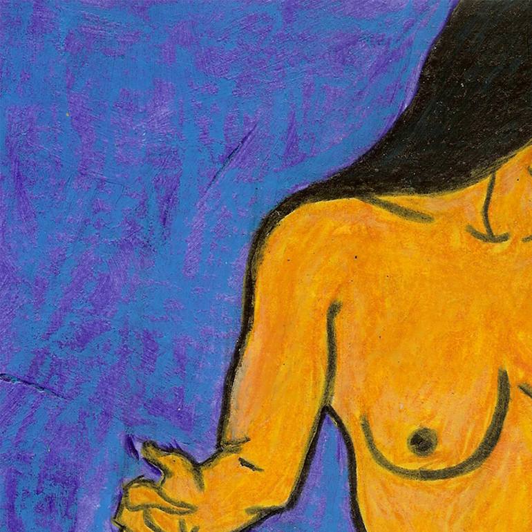 Original Figurative Nude Painting by Alex SanVik