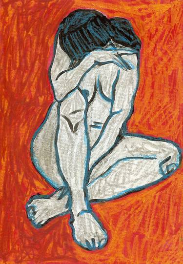 Print of Figurative Nude Paintings by Alex SanVik