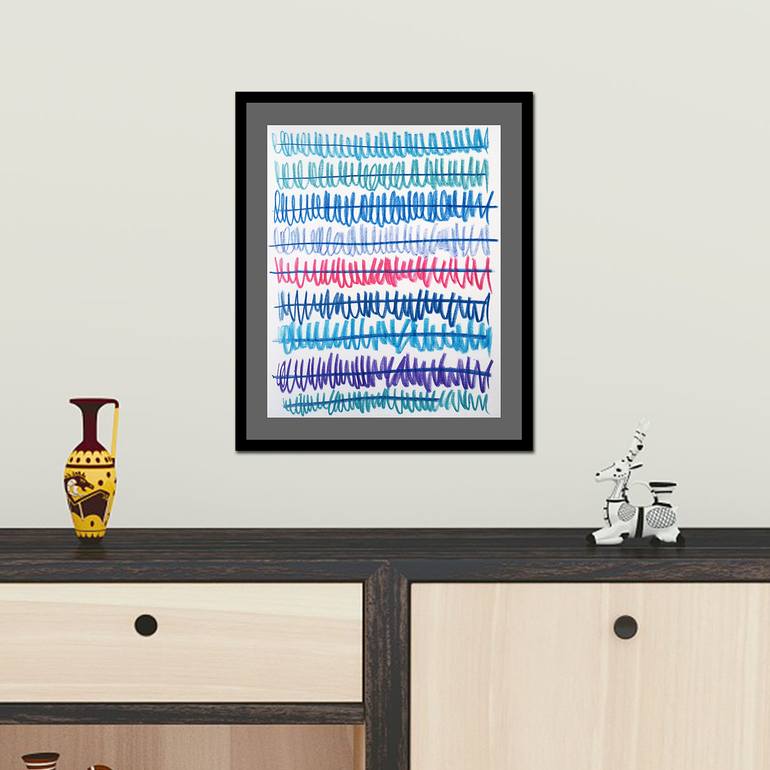 Original Abstract Expressionism Abstract Painting by Alex Sanvik