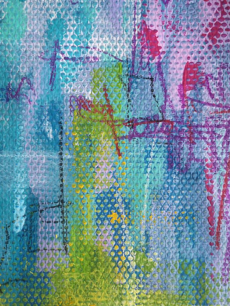 Original Abstract Expressionism Abstract Painting by Alex Sanvik