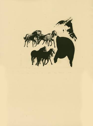 Print of Figurative Animal Printmaking by Beata Mostowska