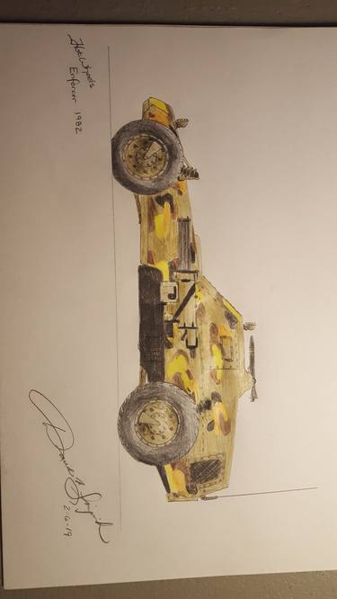 Print of Realism Automobile Drawings by DAVID GINGRICH
