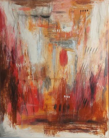 Original Abstract Expressionism Abstract Paintings by Ewa Martens