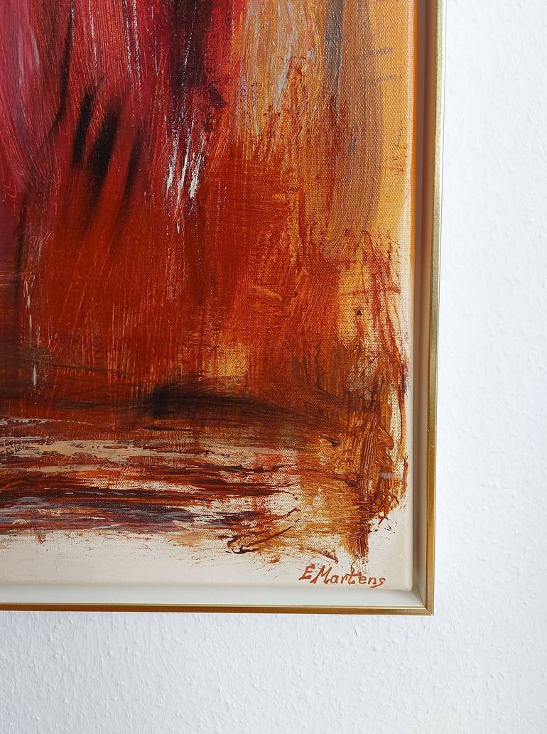 Original Abstract Expressionism Abstract Painting by Ewa Martens