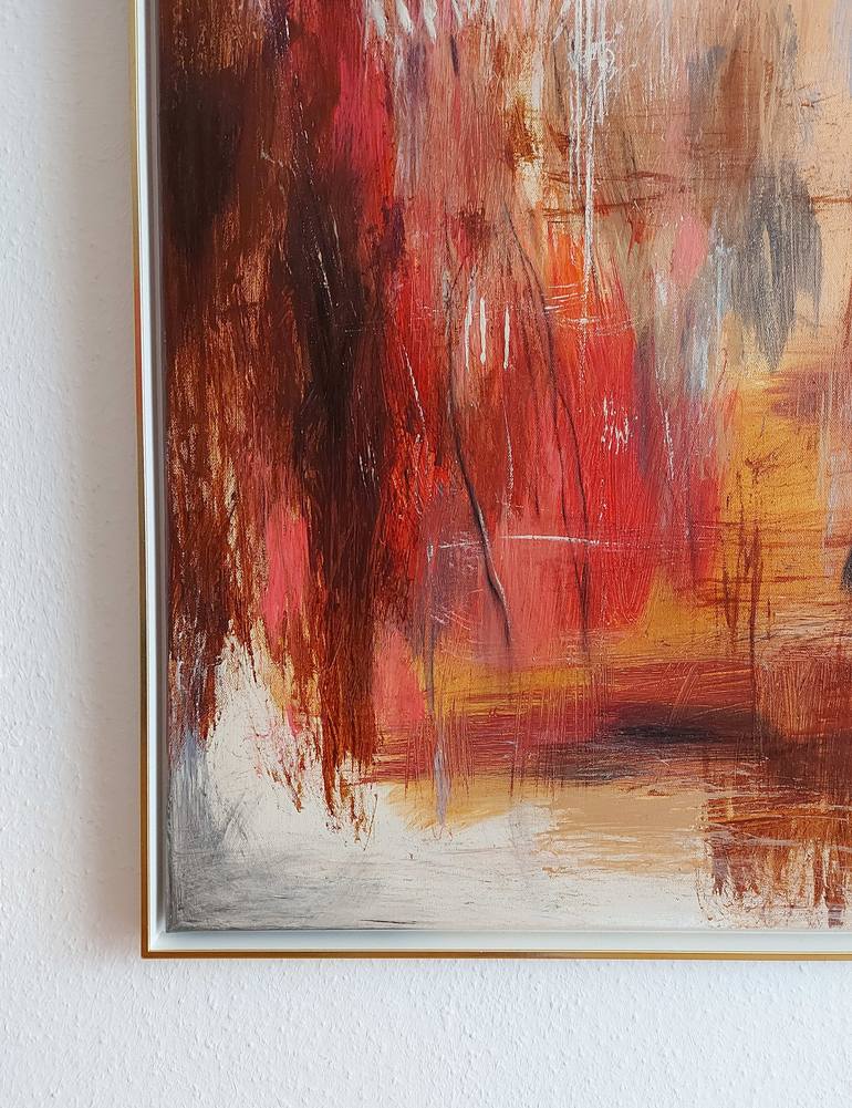 Original Abstract Expressionism Abstract Painting by Ewa Martens