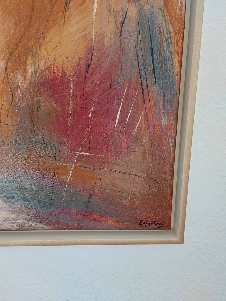 Original Abstract Expressionism Abstract Painting by Ewa Martens