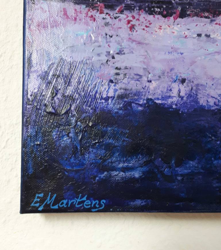 Original Abstract Expressionism Abstract Painting by Ewa Martens