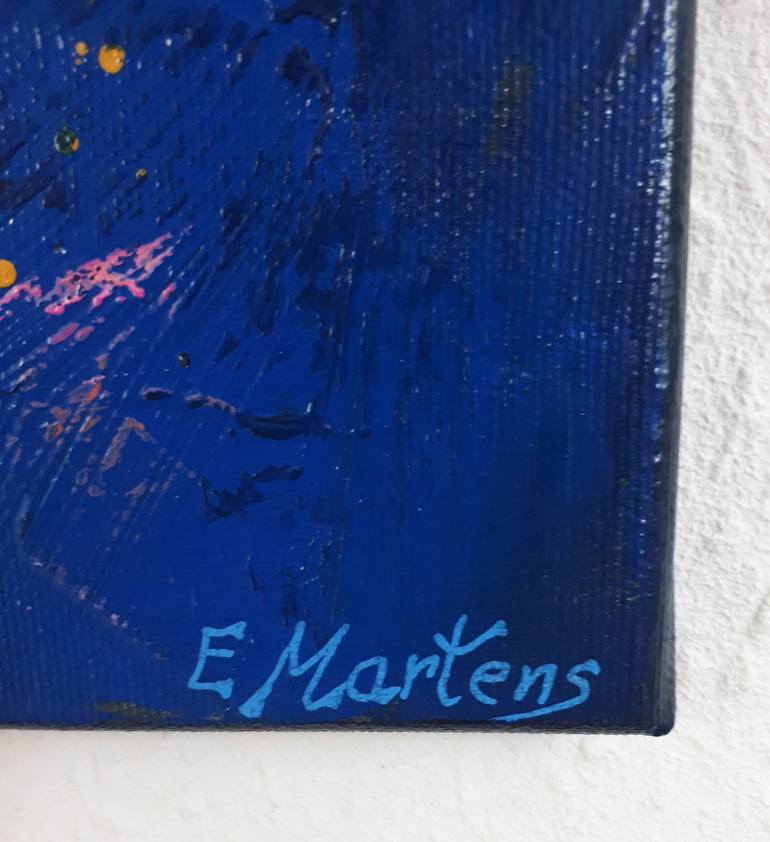 Original Abstract Expressionism Abstract Painting by Ewa Martens