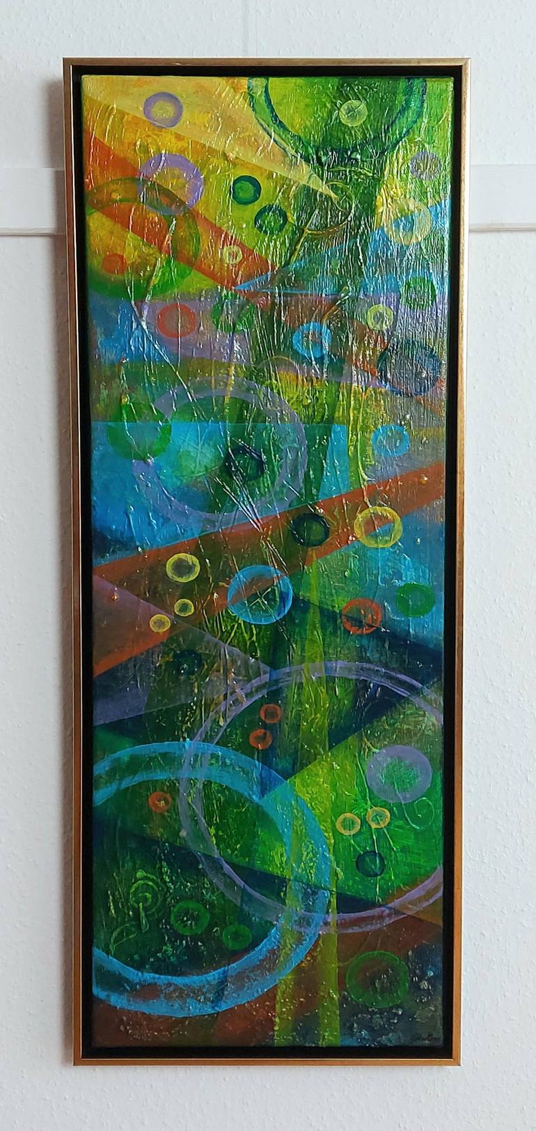 Original Abstract Expressionism Abstract Painting by Ewa Martens