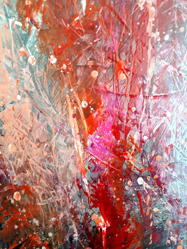 Original Abstract Expressionism Abstract Painting by Ewa Martens