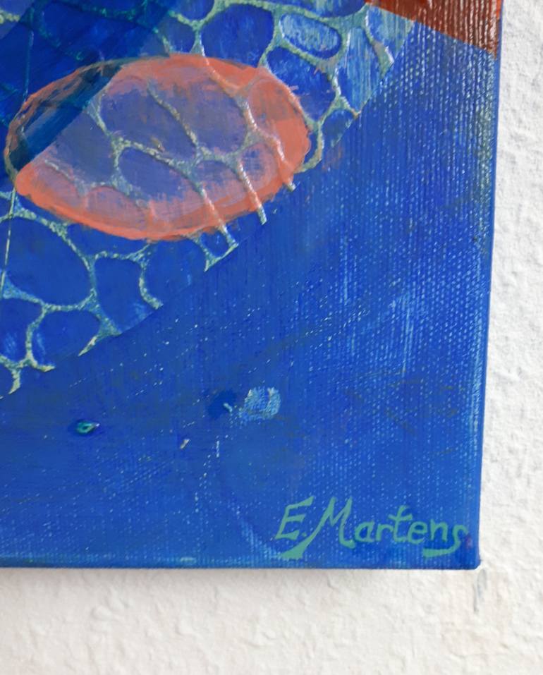Original Abstract Expressionism Abstract Painting by Ewa Martens