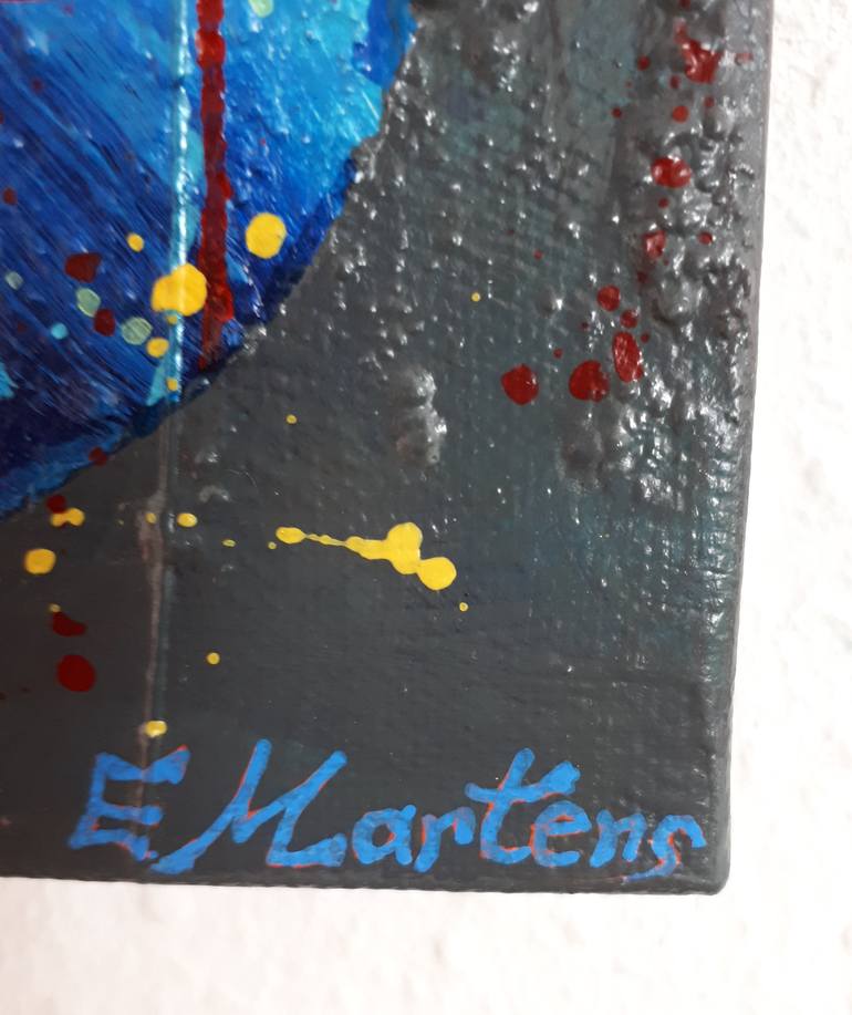 Original Abstract Expressionism Abstract Painting by Ewa Martens