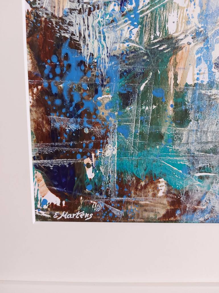 Original Abstract Expressionism Abstract Painting by Ewa Martens