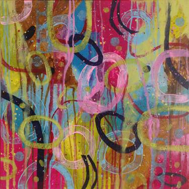 Original Abstract Expressionism Abstract Paintings by Ewa Martens