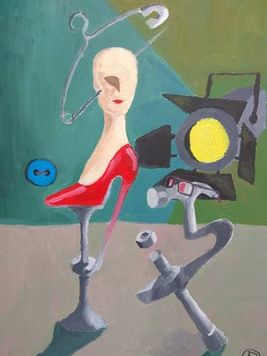 Original Abstract Painting by Dmitrij Oparienko