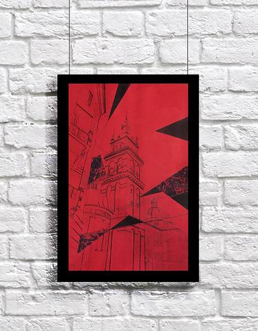 Print of Fine Art Architecture Drawings by Katerina Lipovka