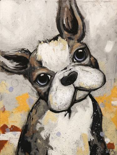Original Abstract Animal Paintings by Rosita Artist