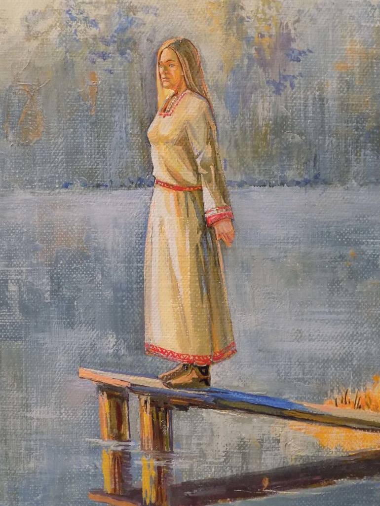 Original Women Painting by Vadim Chugriev 