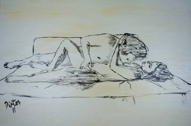 Print of Expressionism Erotic Paintings by Karl Denton