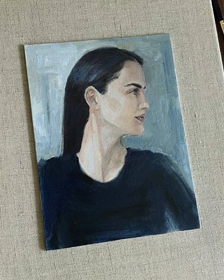 Original Portrait Painting by Irina Anikina