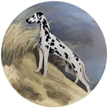 Original Fine Art Dogs Paintings by Irina Anikina