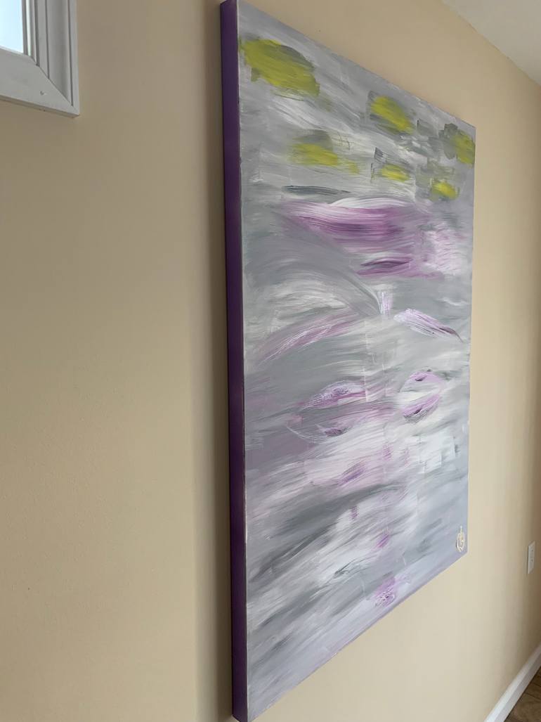 Original Abstract Expressionism Religion Painting by Mg Garrett