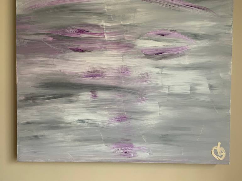 Original Abstract Expressionism Religion Painting by Mg Garrett