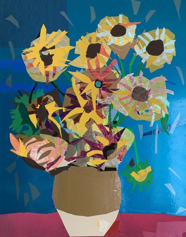 Print of Expressionism Floral Paintings by MG Garrett