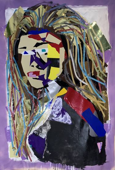 Print of Abstract Expressionism Portrait Paintings by MG Garrett