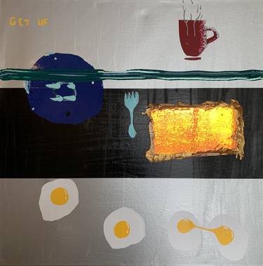 Print of Abstract Expressionism Food & Drink Paintings by MG Garrett