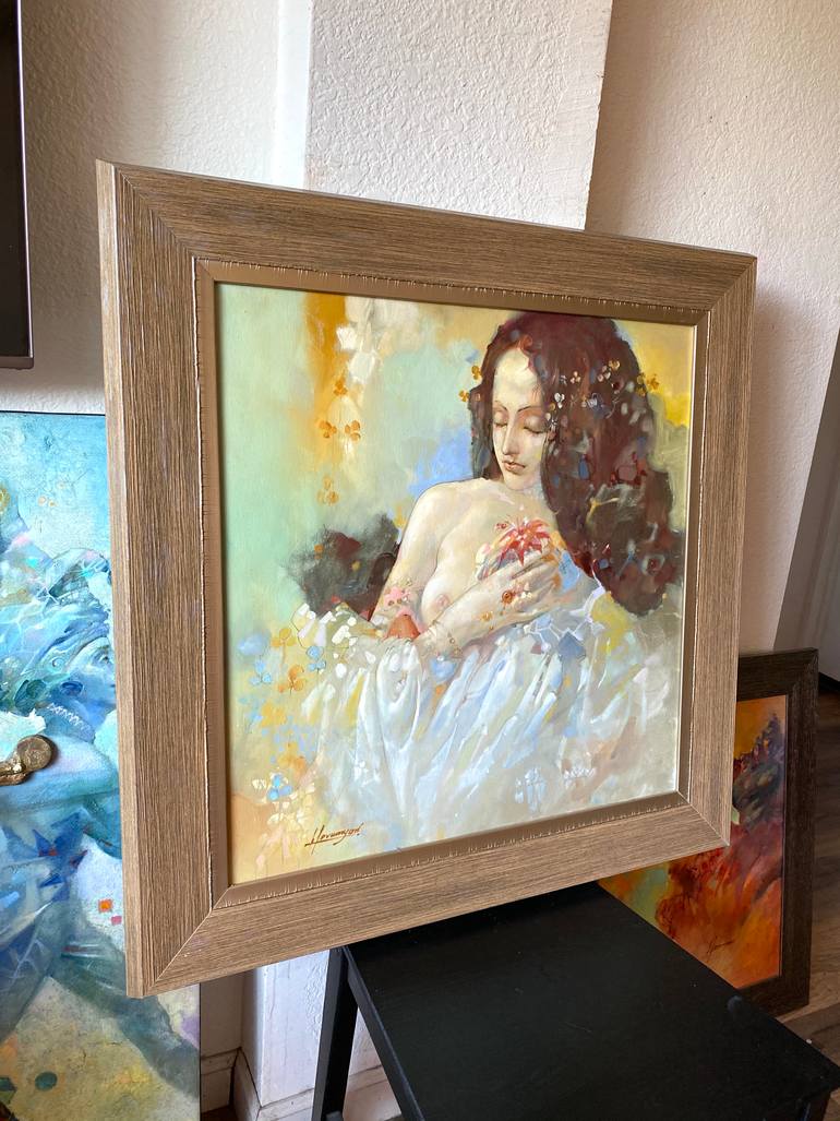 Original Impressionism People Painting by Tigran Hovumyan