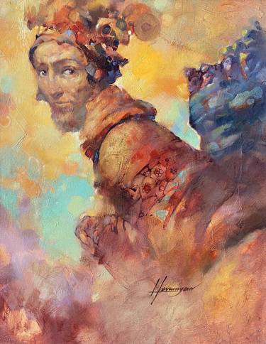 Print of Fine Art Portrait Paintings by Tigran Hovumyan