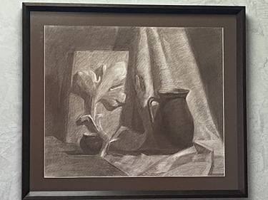 Still life in sanguine thumb