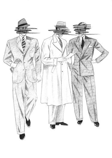 Original Contemporary People Drawing by Julien Gerber