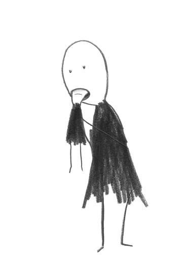 Original Figurative Men Drawing by Julien Gerber