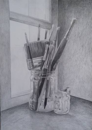 Print of Figurative Still Life Drawings by Horia Solomon