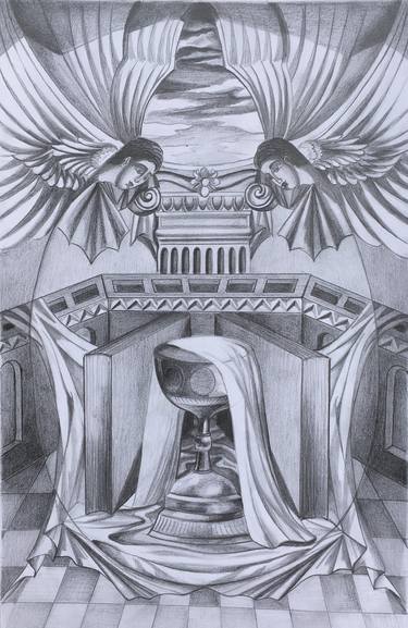 Print of Interiors Drawings by Horia Solomon