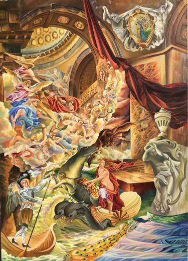 Original Fine Art Classical mythology Paintings by Horia Solomon