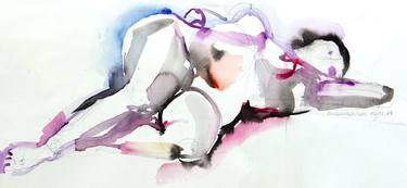 Original Figurative Women Painting by Leopold Wurzenberger