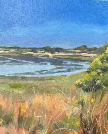 Original Impressionism Landscape Painting by Rebecca Jacob