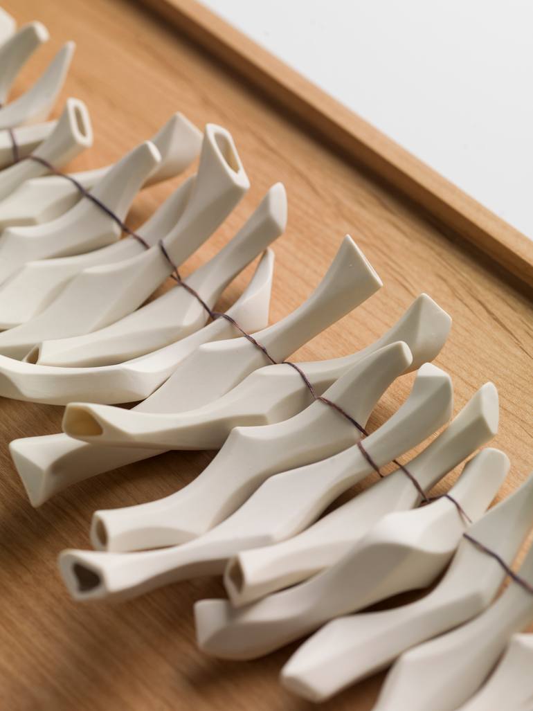 Original Minimalism Abstract Sculpture by Liz Quan