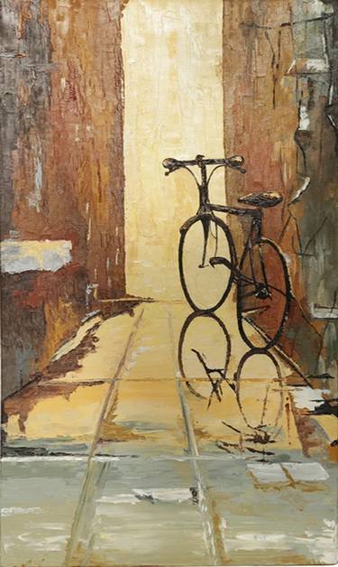 Original Bicycle Paintings by Shazia Munir