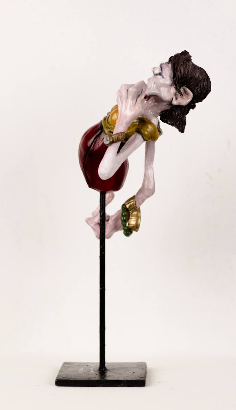 Original Figurative Humor Sculpture by Agnes Fodor