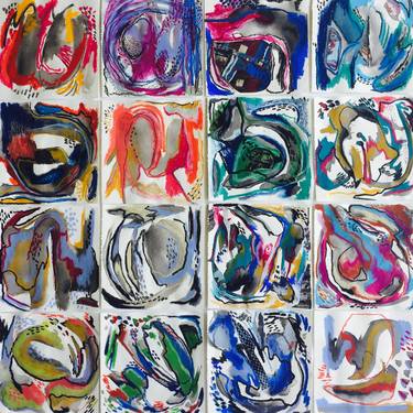 Original Modern Abstract Paintings by Kera Morgan