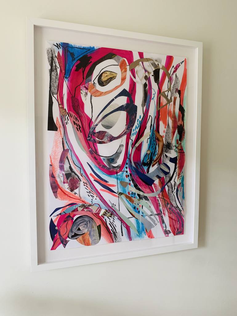 Original Modern Abstract Collage by Kera Morgan