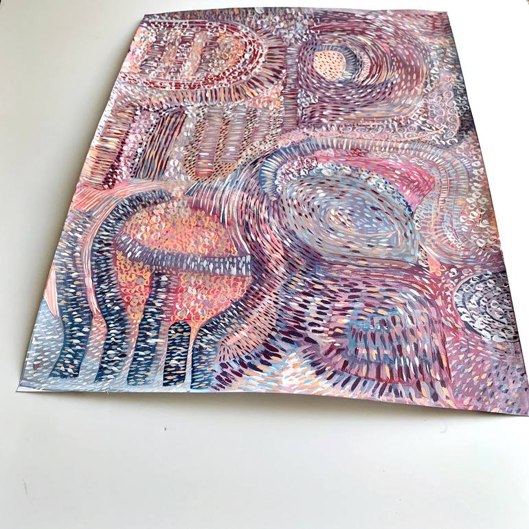 Original Impressionism Abstract Painting by Kera Morgan