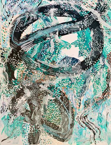 Saatchi Art Artist Kera Morgan; Painting, “Serpent Series II” #art